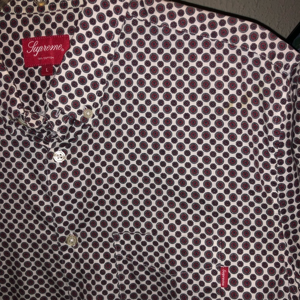 Supreme button down size large